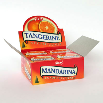 Благовония конусы HEM Tangerine мандарин уп-12шт