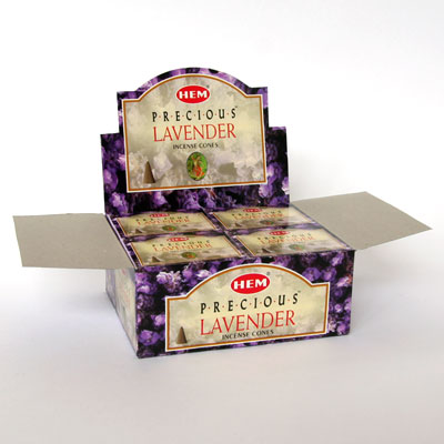 Благовония конусы HEM Precious Lavender Любимая Лаванда уп-12шт