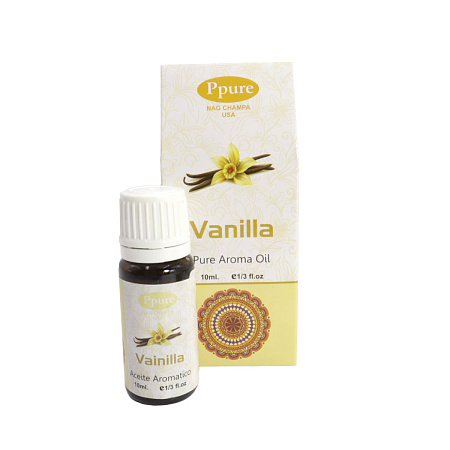 Масло Ppure VANILLA 10мл уп-4шт Ваниль ароматическое масло для аромаламп 