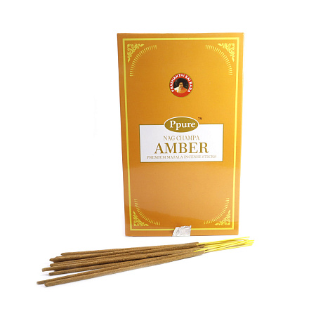Благовония Ppure 15гр Amber аромапалочки Амбер уп-12 шт