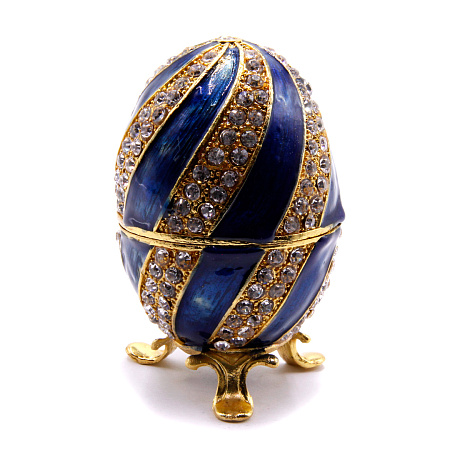 Шкатулка металлическая  Яйцо - символ здоровья и процветания 10см 