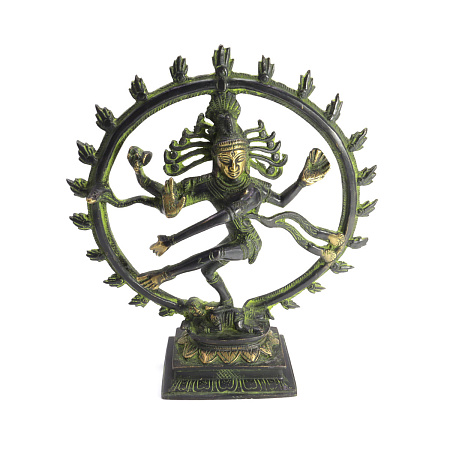 Танцующий Натарадж статуэтка бронза h-21,5см L-18,5см 1020гр