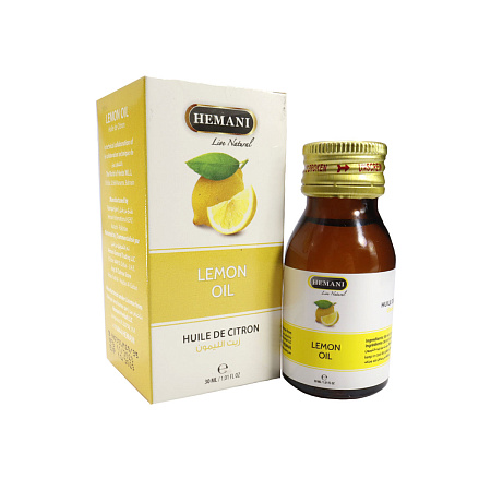 Арабское Масло HEMANI Lemon oil Лимон косметическое 30мл  