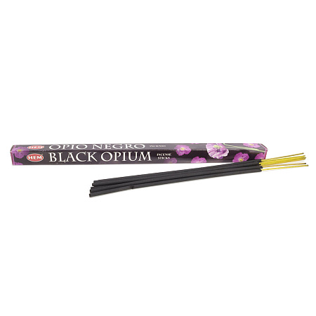 Благовония HEM sq Black Opium Черный Опиум уп-25шт 8 палочек  