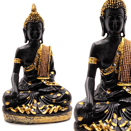 Будда в медитации НЕКОНДИЦИЯ дарует защиту и интуицию помогает сделать правильный выбор 27см-16см  