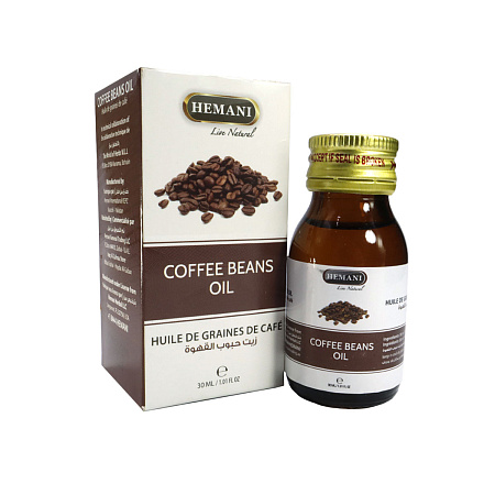 Арабское Масло HEMANI Coffee Beans из зерен Кофе косметическое 30мл  