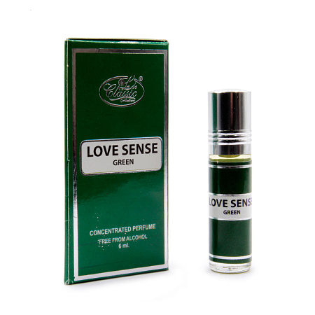 Масло парфюмерное AL REHAB Love Sense Green унисекс 6ml 