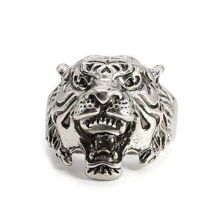 Кольцо с Тигром металл символ мудрости, великой силы и мощной защиты