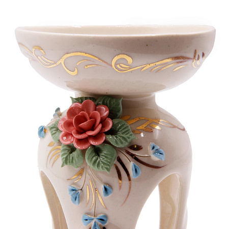 Аромалампа Невеста керамик глазурь 15см 