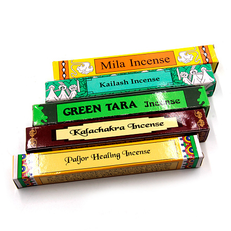 Благовония Тибет TibHouse Green Tara Gift Pack в наборе 5шт Зелёная Тара 160г 