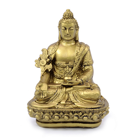 Статуэтка Будда на троне великий талисман, символ достатка, богатства 11cм-8см