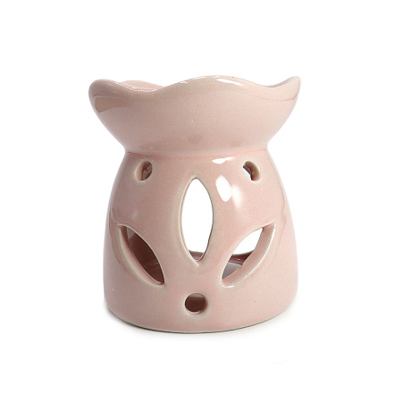 Аромалампа Лилия керамика нежно-розовый 8*7*6см