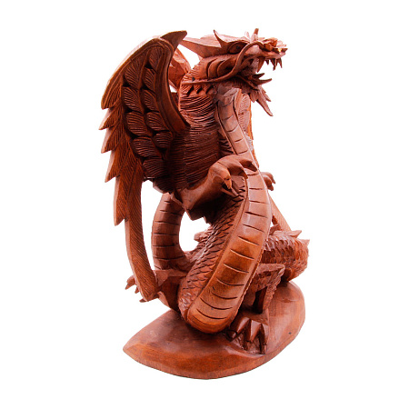Статуя Дракон Дракон с крыльями 30см символ достатка и богатства