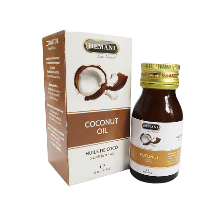 Арабское Масло HEMANI Coconut oil Кокос косметическое 30мл  