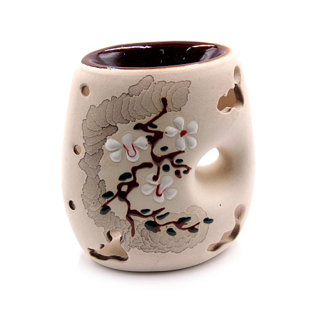 Аромалампа Сакура Привлекаем любовь керамика глазурь 10см