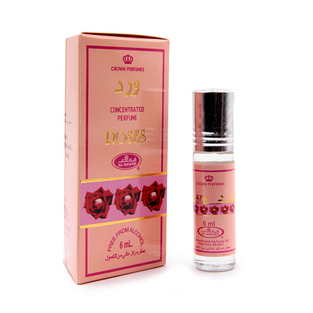 Масло парфюмерное AL REHAB Roses женский аромат 6ml 