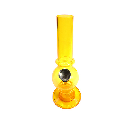 Бонг Acralik ZPB04 6 дюймов 15см пластик цвет Желто-Оранжевый