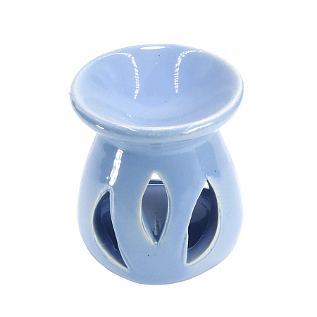 Аромалампа CZ01-BU цвет Голубой керамика глазурь h-7см