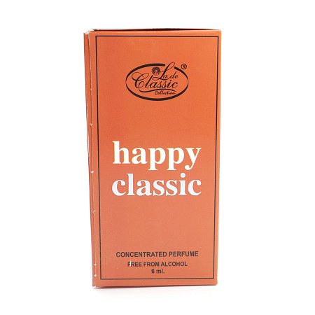 Масло парфюмерное LADY CLASSIC СЧАСТЛИВЫЙ HAPPY CLASSIC женские 6ml 