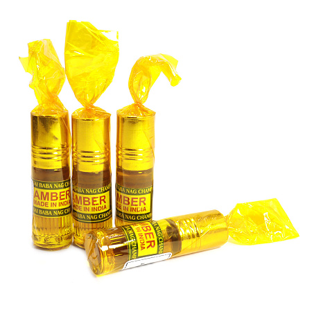 Масло парфюмерное Amber уп-3шт Амбер Индийский секрет 2,5ml