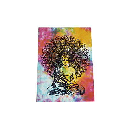 Батик хб с росписью Будда в медитации 105см-70см