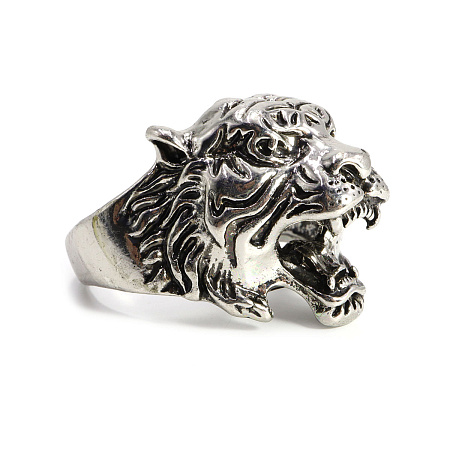 Кольцо с Тигром металл символ мудрости, великой силы и мощной защиты
