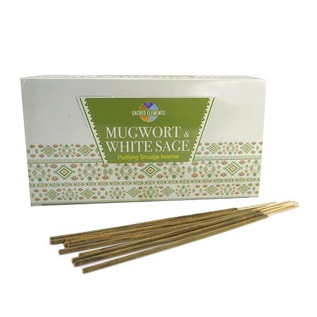 Благовония HEM Mugwort White Sage Masala 15gm Полынь-Белый Шафран масала