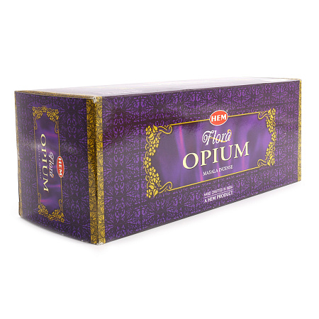 Благовония HEM sq Flora Opium Masala Опиум уп-25шт натуральная серия