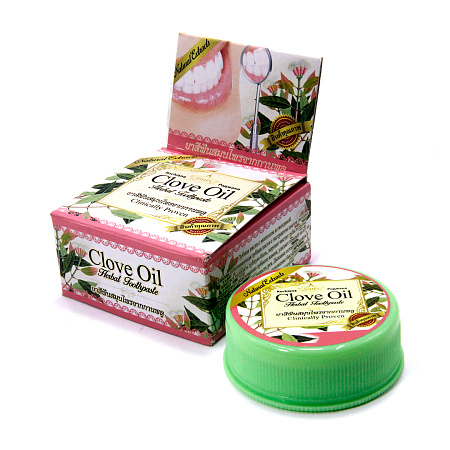 Зубная паста Thai Herbal Toothpaste с экстрактом масла Гвоздики 30гр УЦЕНКА